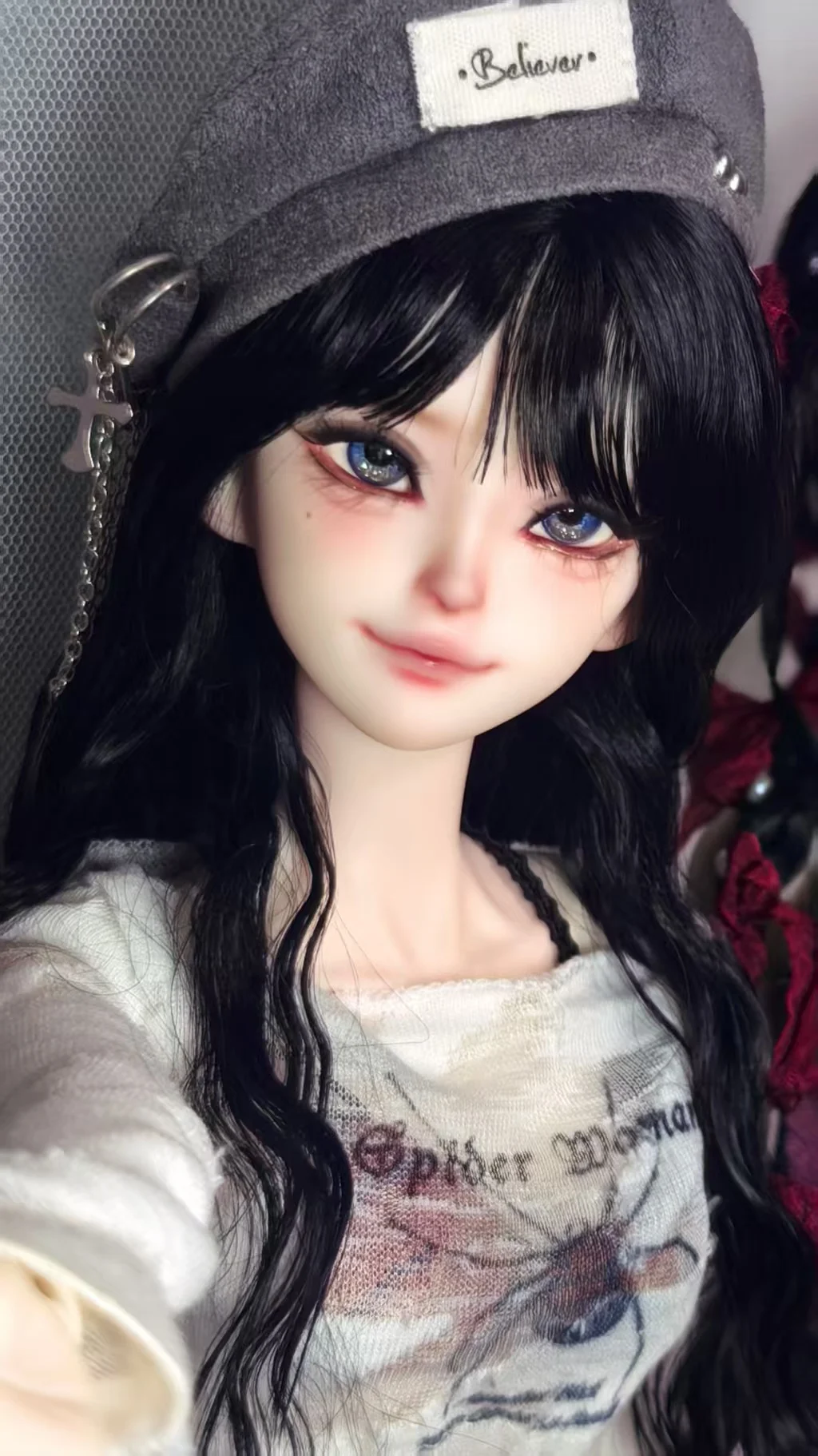 Witdiy handmade mohair wigs/retaining the hair cuticles/soft like real hair/suitable for reborn dolls/DIY BJD/Blyth doll wig