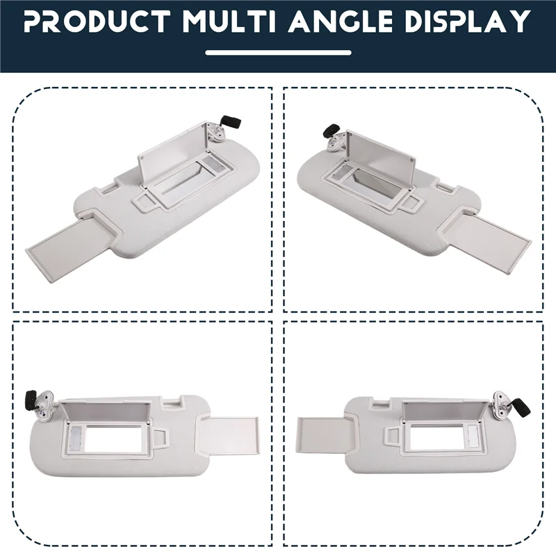 

A03Q-For Hover Haval H7 Car Interior Sun Visor Front Sun Shield Auto Inner Sunshade Antidazzle Visor Assy