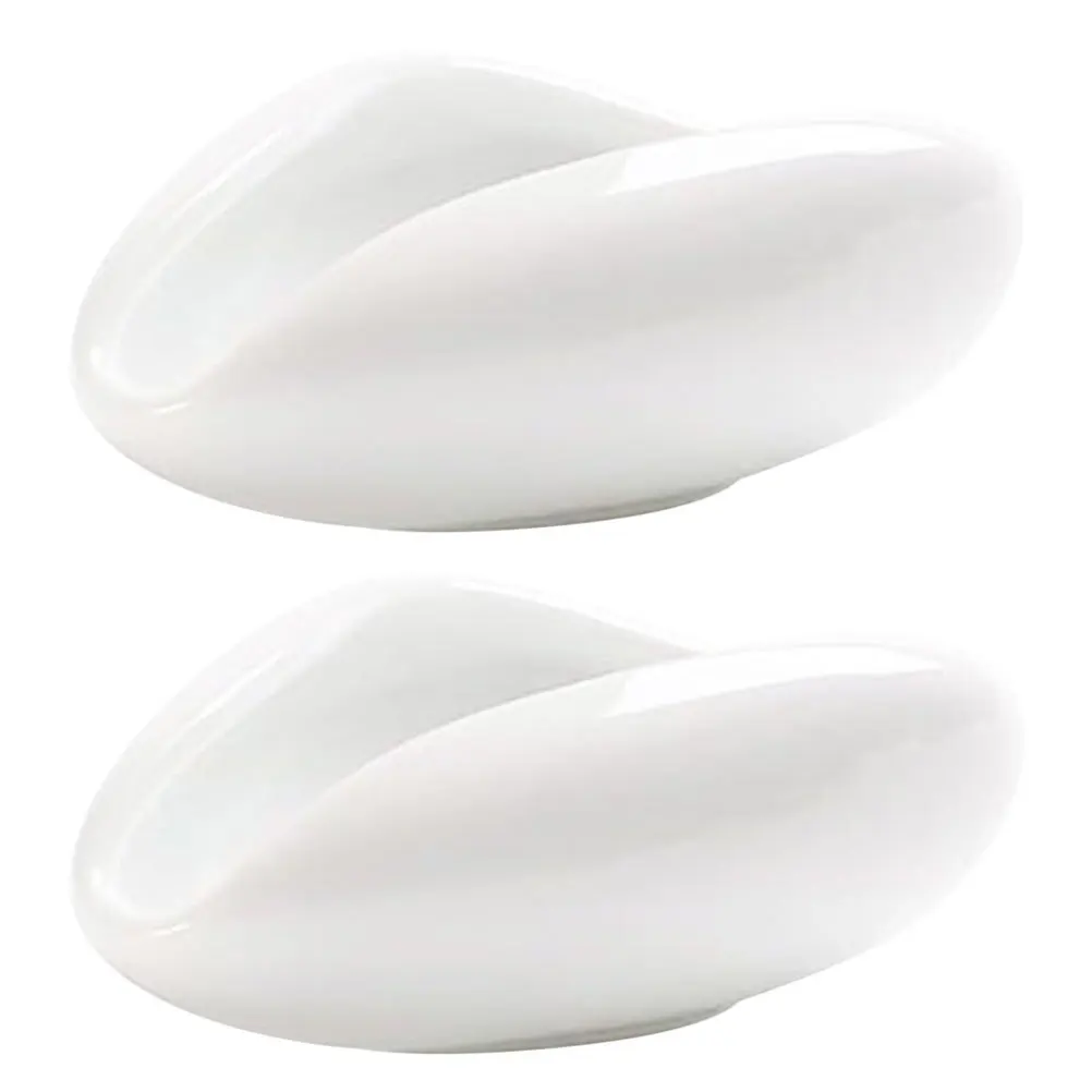 

2Pcs Coffee Bean Dosing Tray Ceramic Storage Holder for Kitchen Dining Coffee Bar Accessory Multi-Function Bean