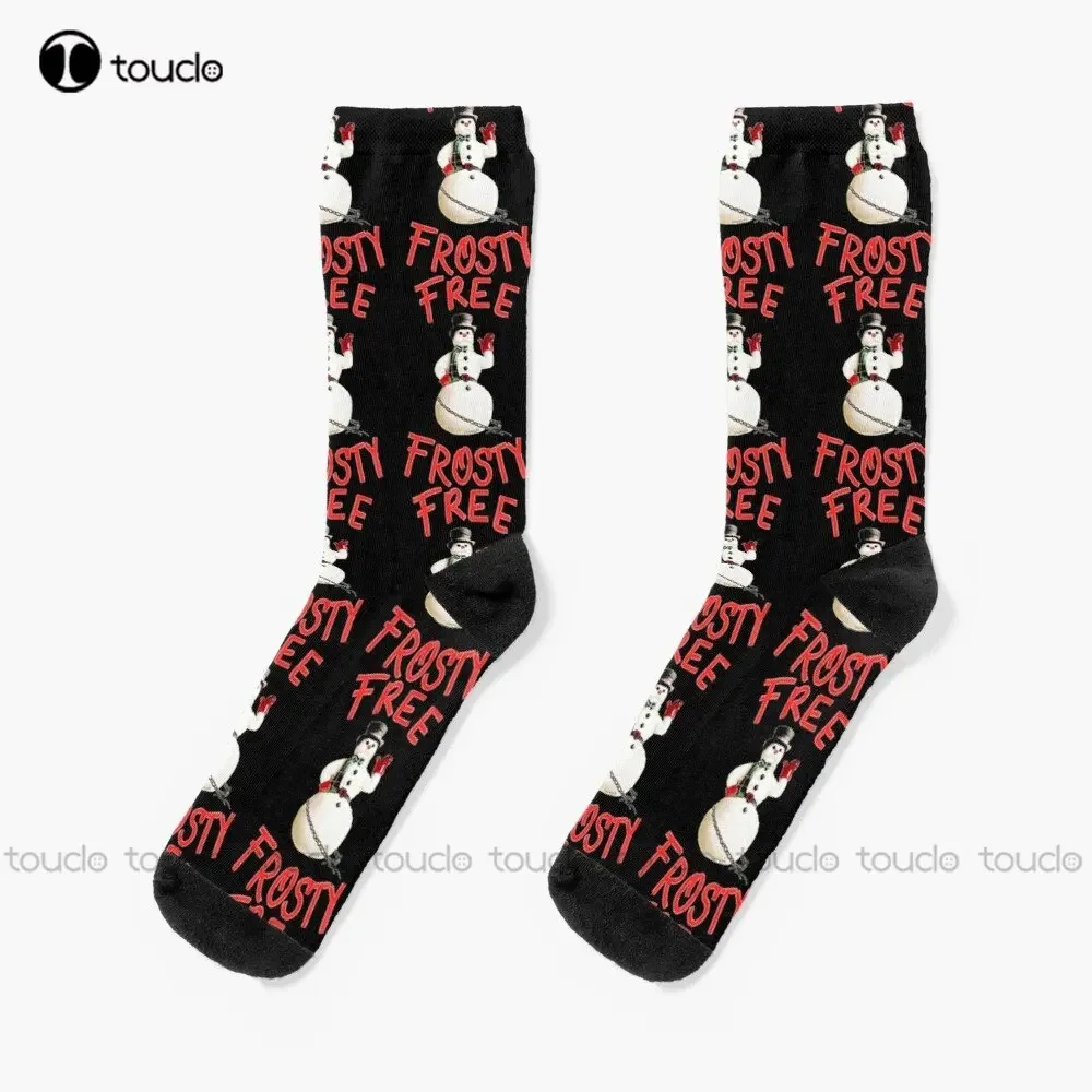 Free Frosty Christmas With The Kranks Christmas Gifts For Men And Women Gift Christmas Day Socks Custom Gift Streetwear Funny