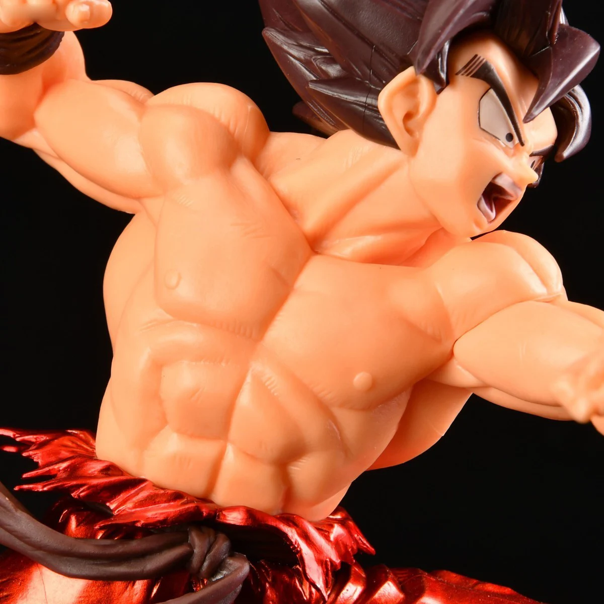 22CM Anime Dragon Ball Z Son Goku Blood of Saiyans Special X Kaiouken Fighting Pose Model Toy Gift Aciton Figure PVC