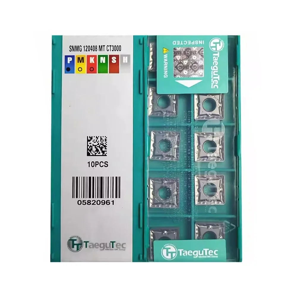 

SNMG120404 SNMG120408 MT CT3000 Металокерамическая вставка Внешний токарный инструмент Токарный станок с ЧПУ Высококачественные токарные вставки Обработка стали