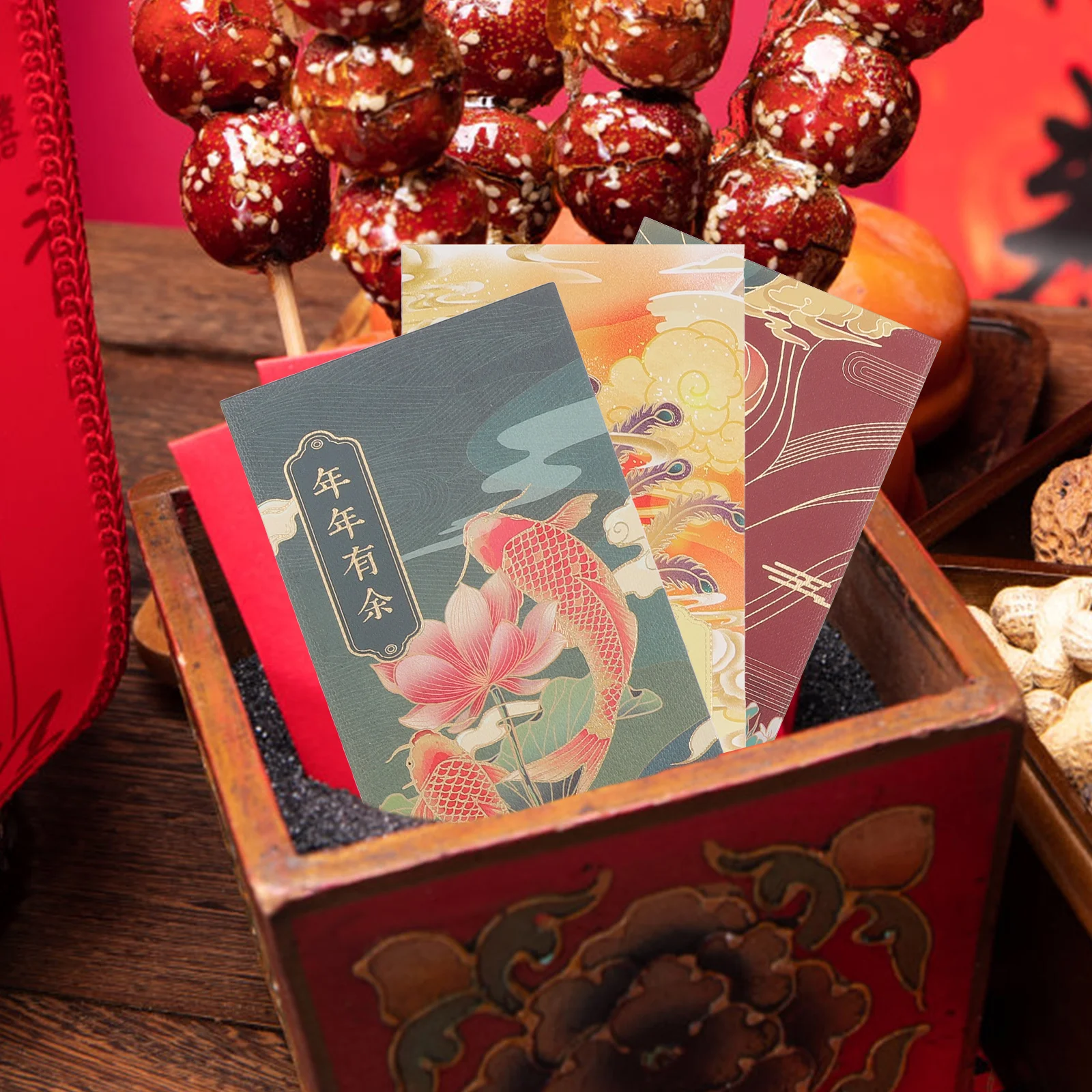 

24 Pcs Wedding Red Envelope Bag Traditional Money Envelopes Delicate Auspicious Paper Chinese New Year Pockets