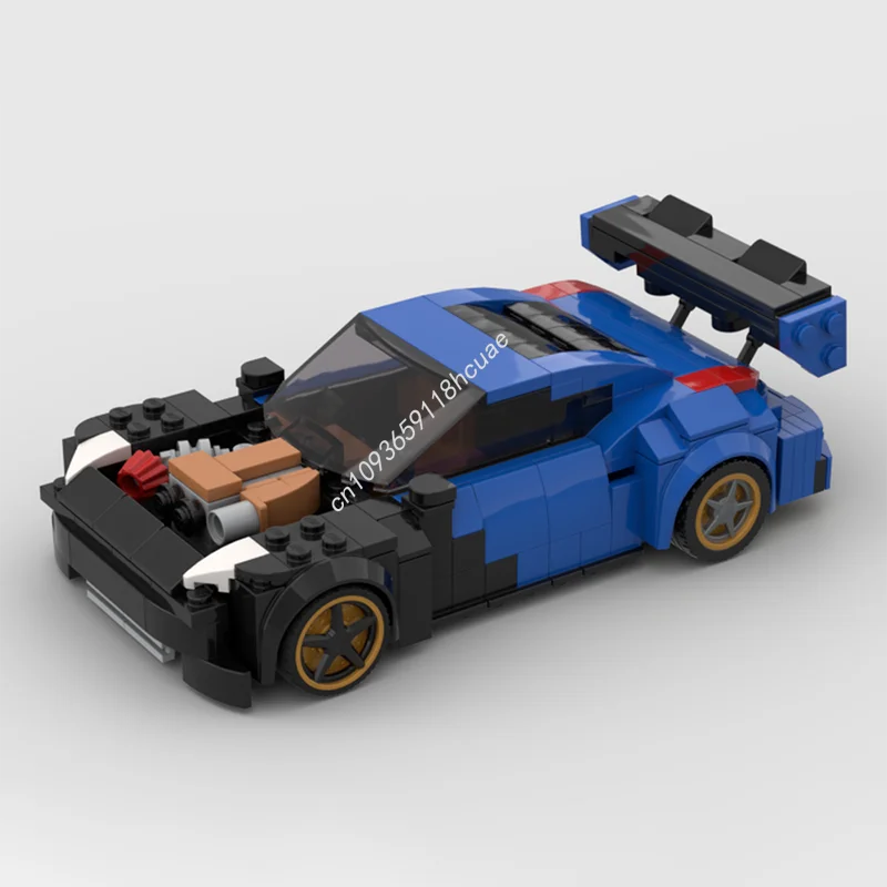 

376pcs MOC 2JZ Swapped LBWK 350Z City Champions supercar Model Building blocks creative DIY Brick toys Kids Christmas gifts
