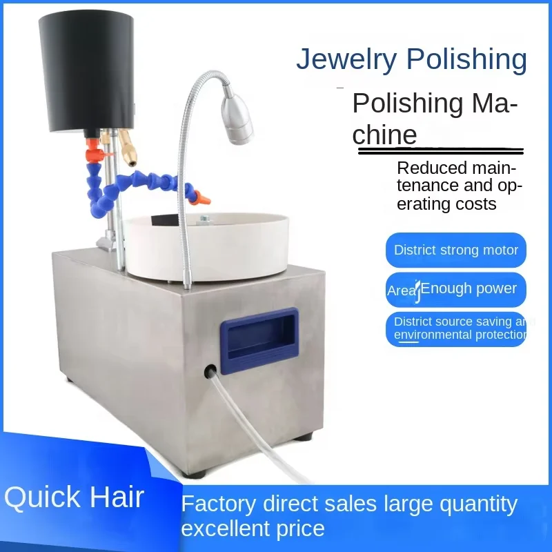 Flat Grinder Angle Grinder Jewelry Gemstone Processing Polishing Machine Seal Agate Jade Faceting Machine Strong Motor Silver