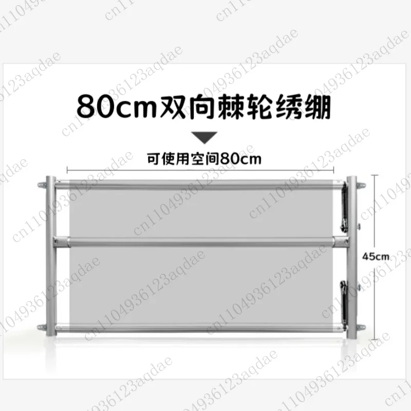 Aluminum Alloy Cross Stitch Frame with Bidirectional Ratchet Mechanism Heavy-Duty Frame with Fabric Clamping Bar