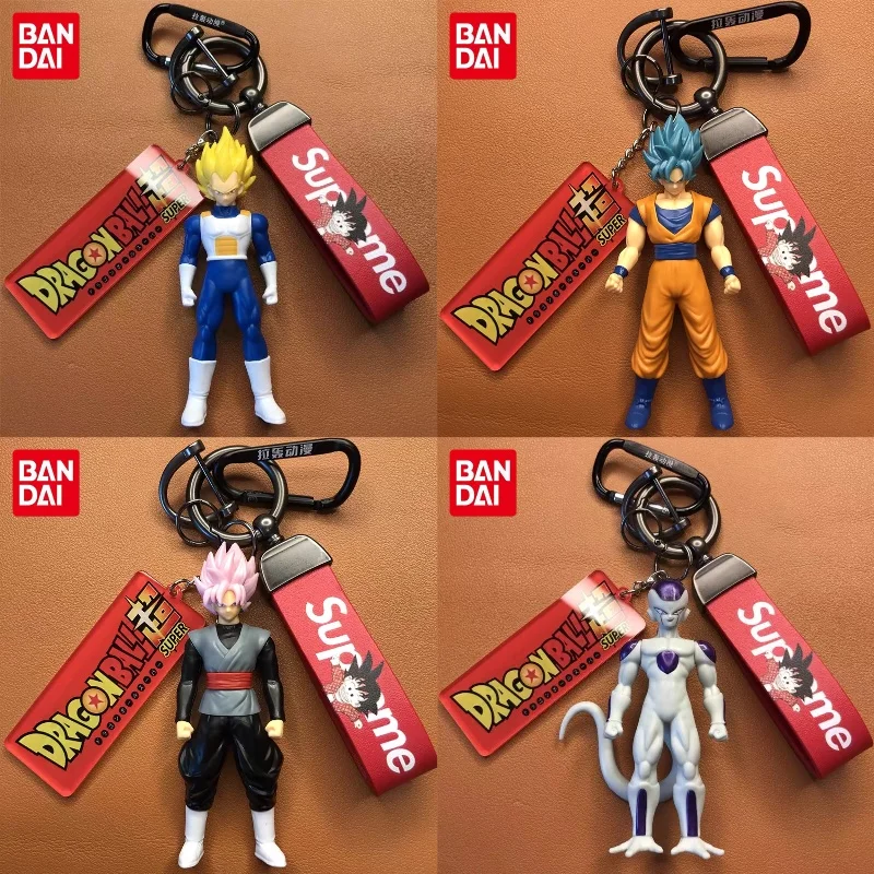 

Dragon Ball Z Super Saiyan Son Goku Keychain Car Pendant Creative Cartoon Animation Character Series Model Toy Decoration Gifts