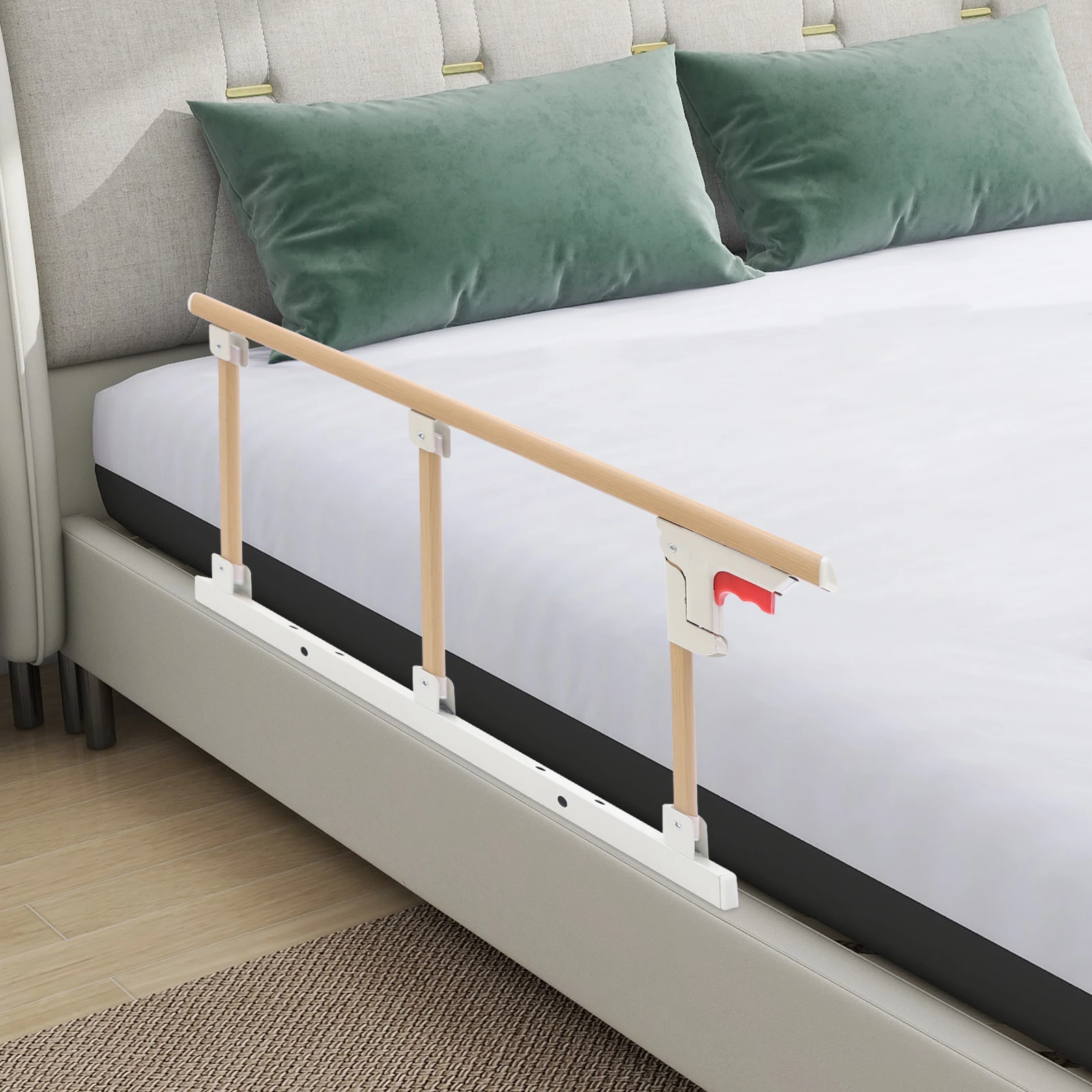 Bed Guardrail Anti Fall Baby Safety Bed Barrier Folding Bed Rail Guard Bedroom Crib/Elderly Bumpers