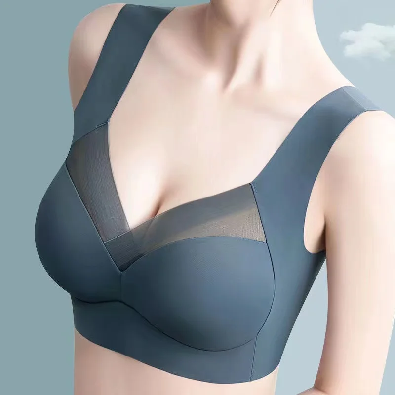 3PCS Seamless Bra Plus Size Backless Bras Push Up Women Wireless Bralette Woman Underwear Sports Unwired Bra Without Frame