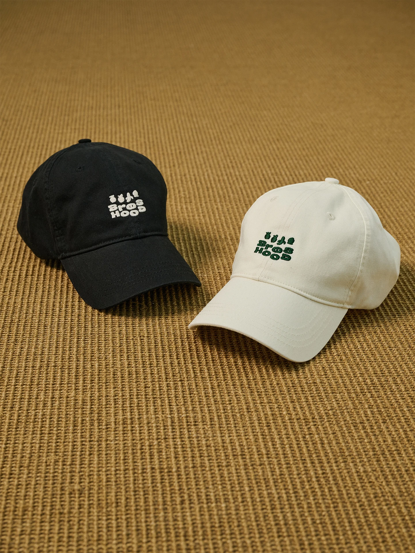 broshood-x-joeng-washed-fruit-font-embroidered-cap-adjustable-curved-brim-duckbill-hat-unisex-summer-sun-protection-hat