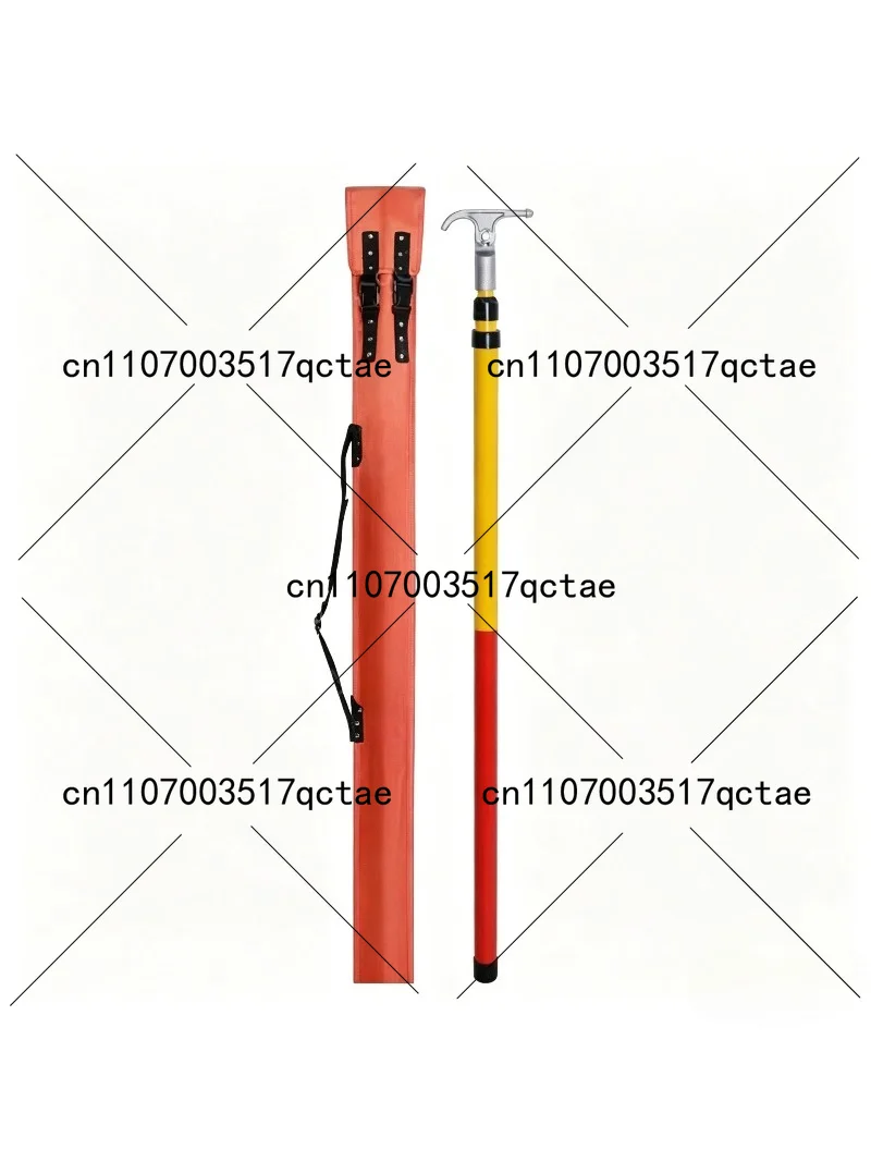 Telescopic High Voltage Hot Stick, 10KV 35KV Insulated Operating Rod for Electrical Maintenance