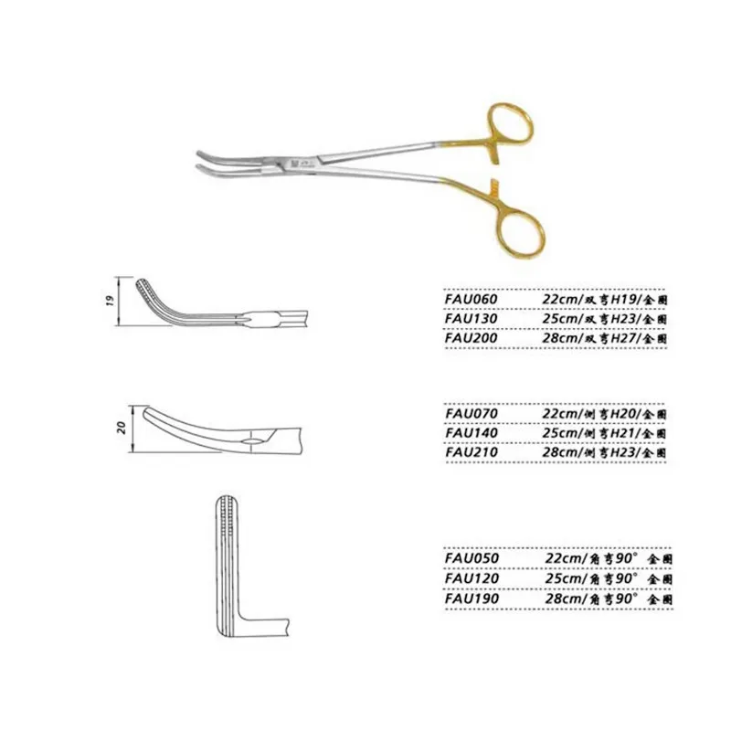 medical hysterectomy clamp forceps Zeppelin forcep Feminine hysteromyoma surgical Pull Separating plier JZdepartment gynaecology