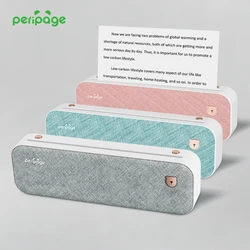 PeriPage A40 A4 Portable Mini Thermal Printer Paper Photo Printer From Mobile Phone Wireless Bluetooth Document Office A4Printer