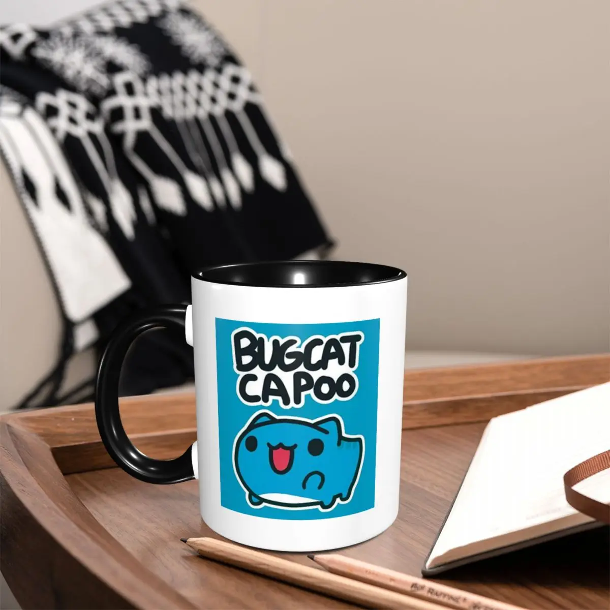 Comic Cat Bugcat Capoo Bug Cat Mug Funny Ceramic Coffee Cups Tea Mugs Milk Cup Drinkware Gift for Friends