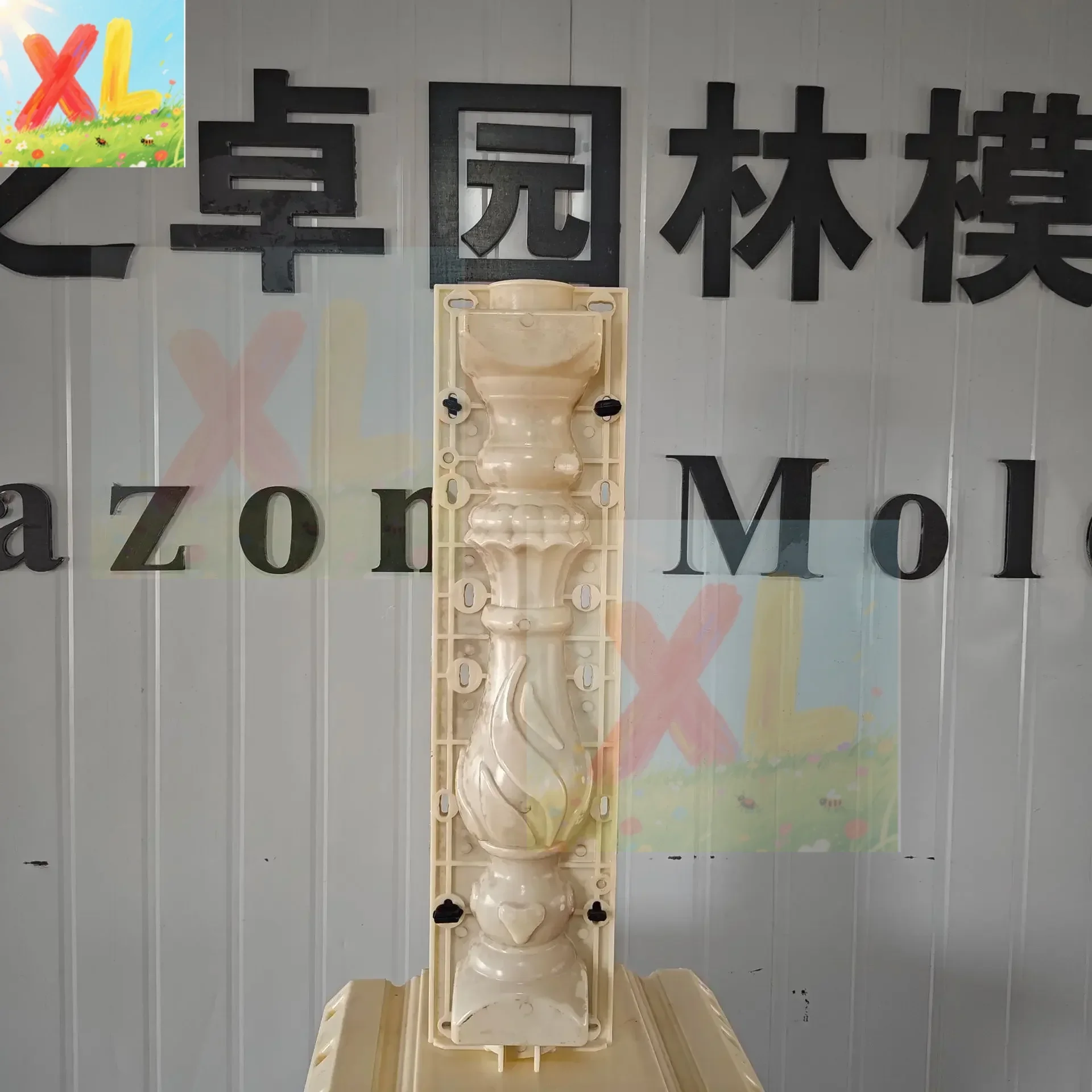 

Stair mold Cement European Roman column Plastic model Villa stair handrail decorative railing Building formwork