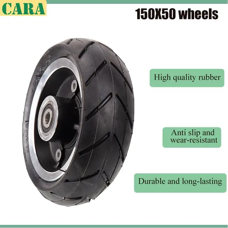 

Высокопроизводительные колеса 150X50 подходят для небольших ручных тележек/самокатов, прочные и долговечные.