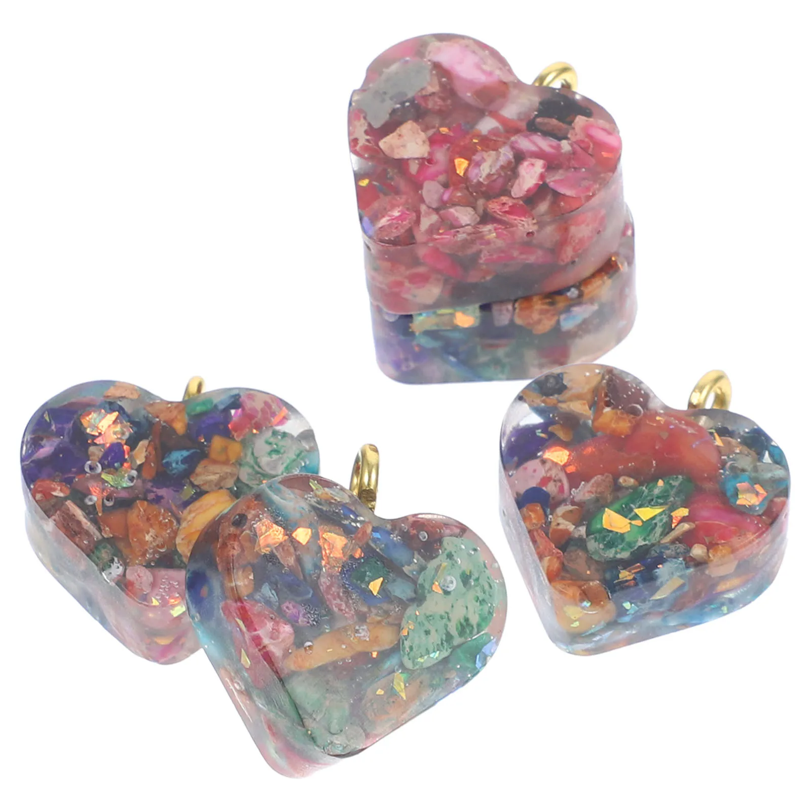 

5pcs Heart Pendant Charms Lightweight Durable DIY Jewelry Making Supplies Necklace Bracelet Earrings Crafts Accessories