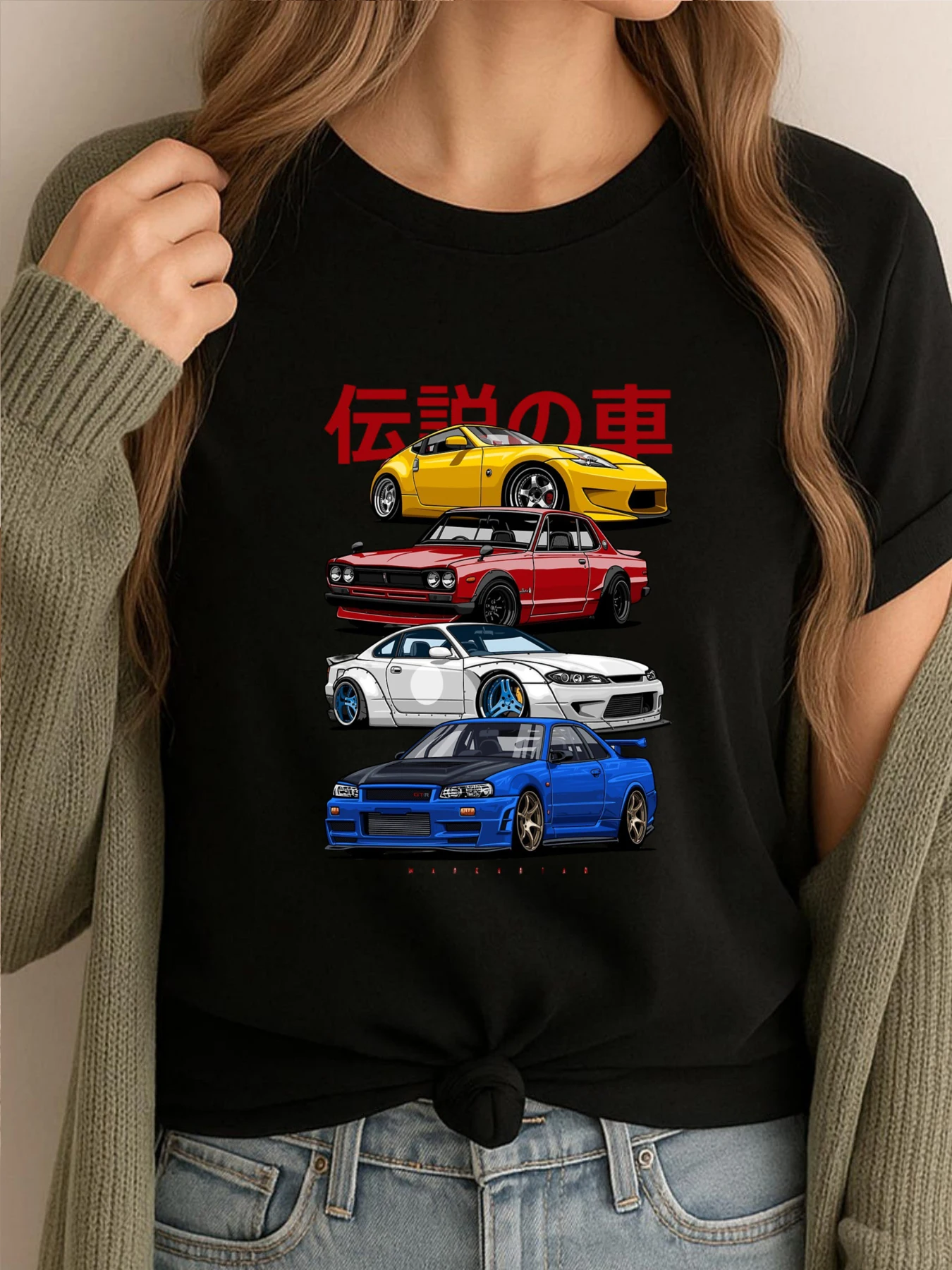 

Jdm Mix Skyline R34 Silvia S15 Hakosuka и хлопковые футболки с рисунком 370z Camisas De Hombre, свободные уличные топы с принтом