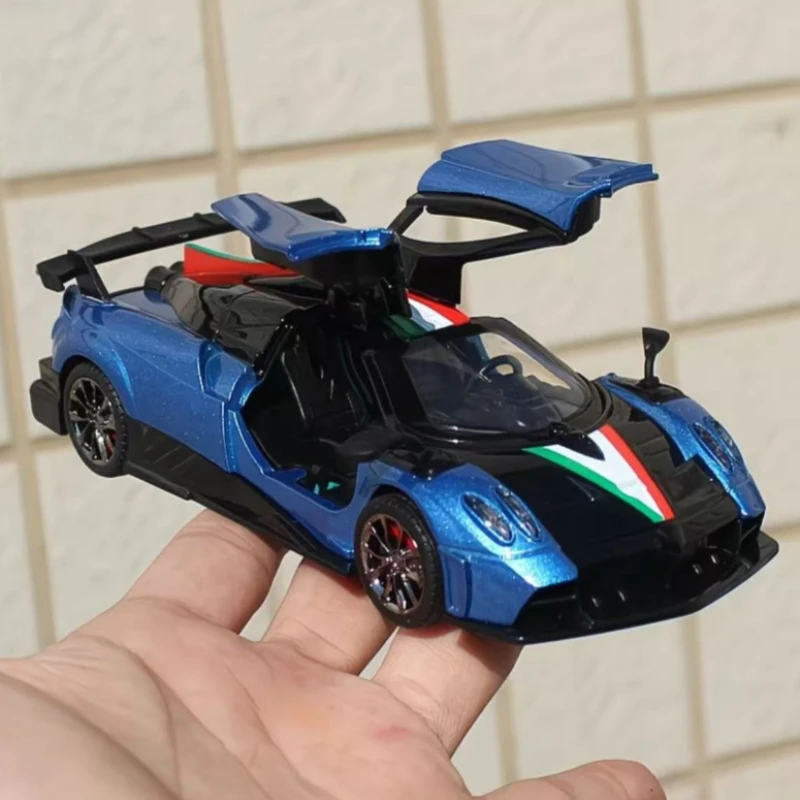 Exquisite Gift 1:32 Imola Alloy Sound and Light Sports Car Model Kindergarten Children's Puzzle Toys Children's Birthday