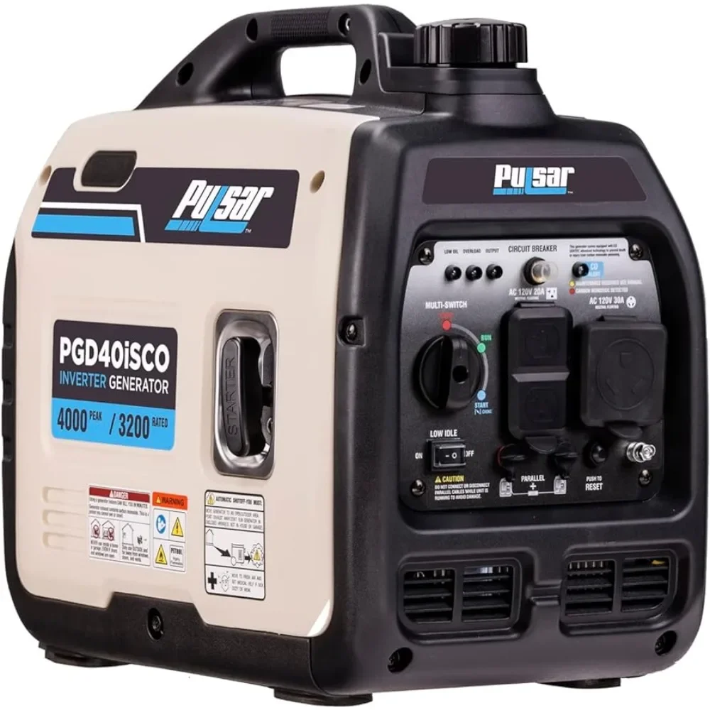 

PGD40ISCO Ultra Light Quiet 4000W Portable Gas Inverter Generator Free Energy Generator 120v Gas Generator