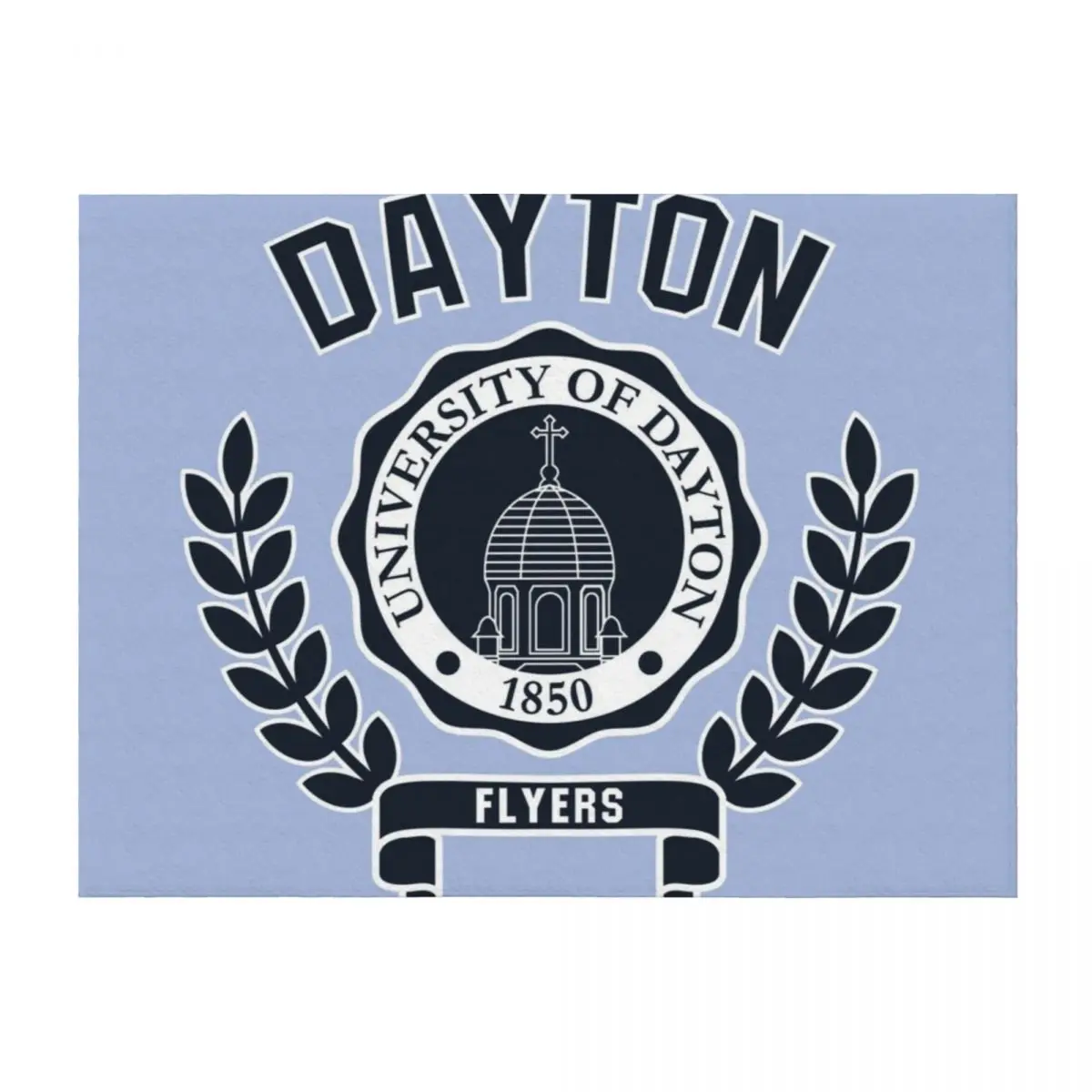 

University of Dayton Ohio Crest Dome Throw Blanket Luxury St Decorative Sofa Thin Warm Blankets