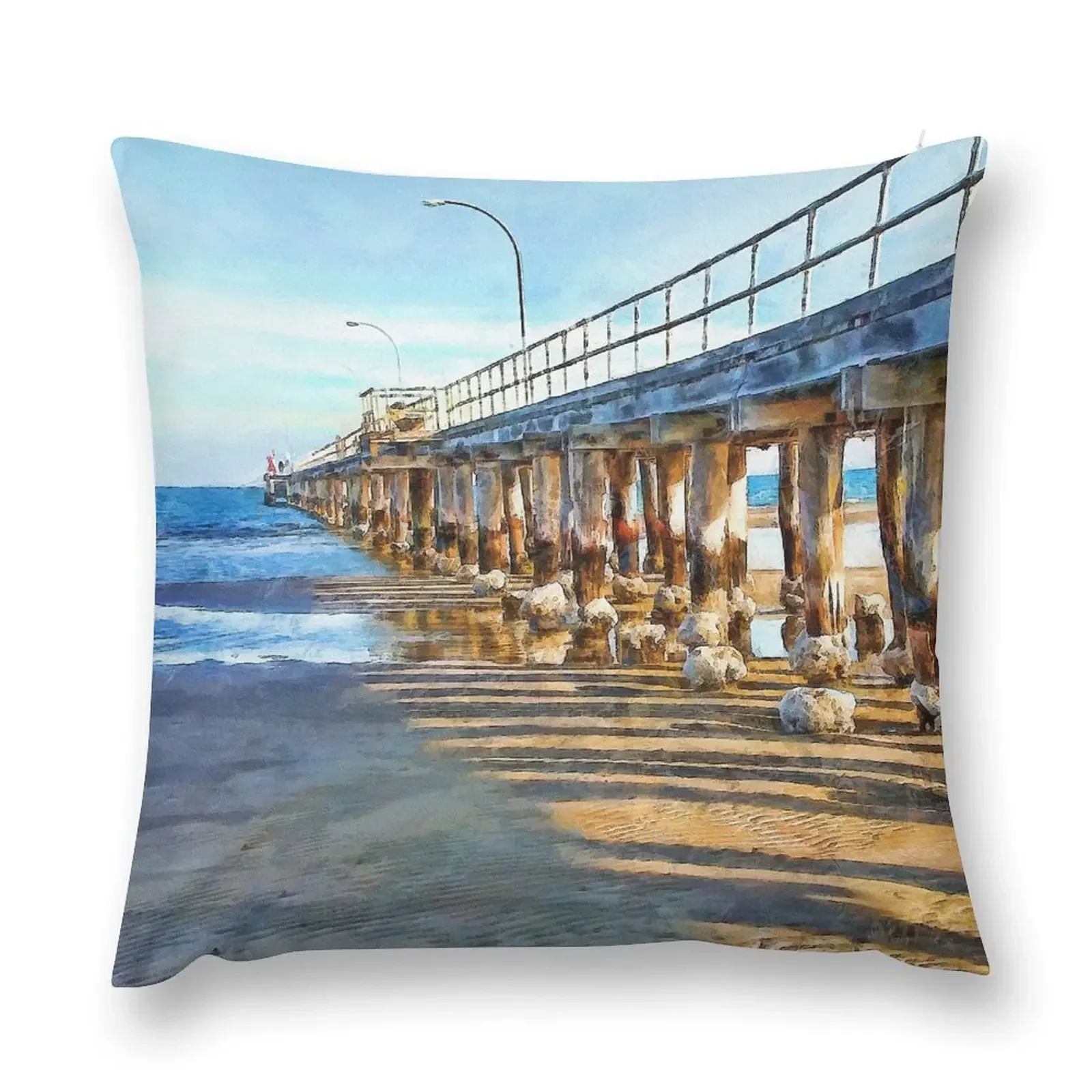 Altona Pier - Altona Beach - Victoria, Australia Throw Pillow Pillowcases Bed Cushions Decorative Cover For Living Room pillow