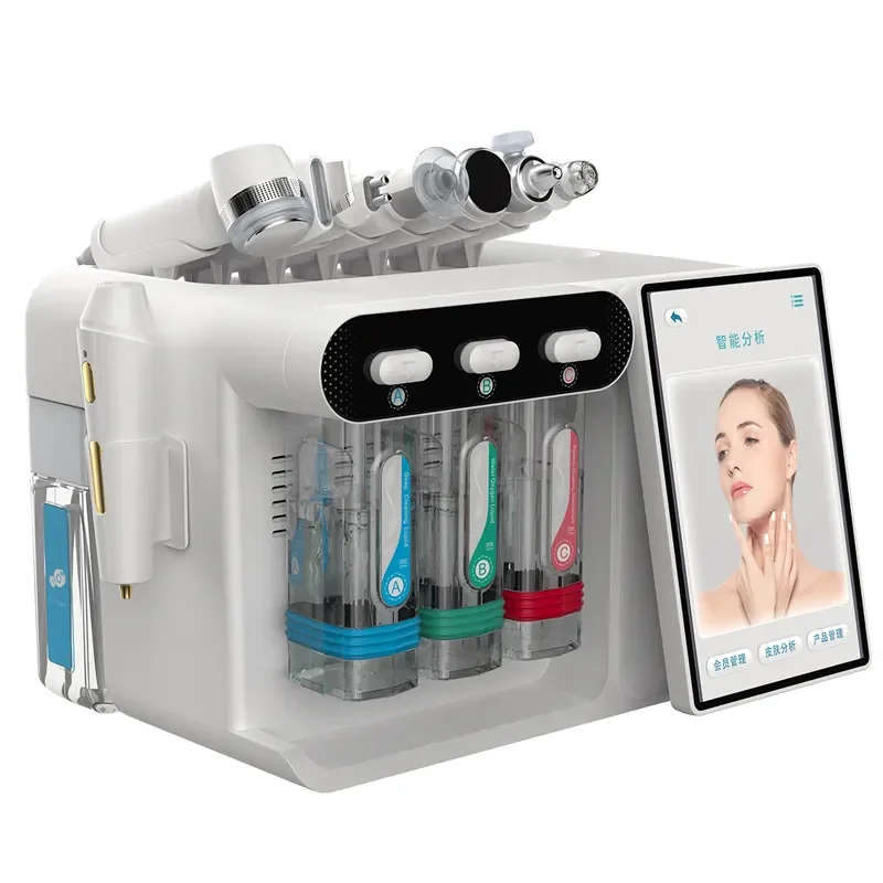 

Face Neck Lifting Massager Microdermabrasion Hydro Bubble Skin Analyzer Facial Machine