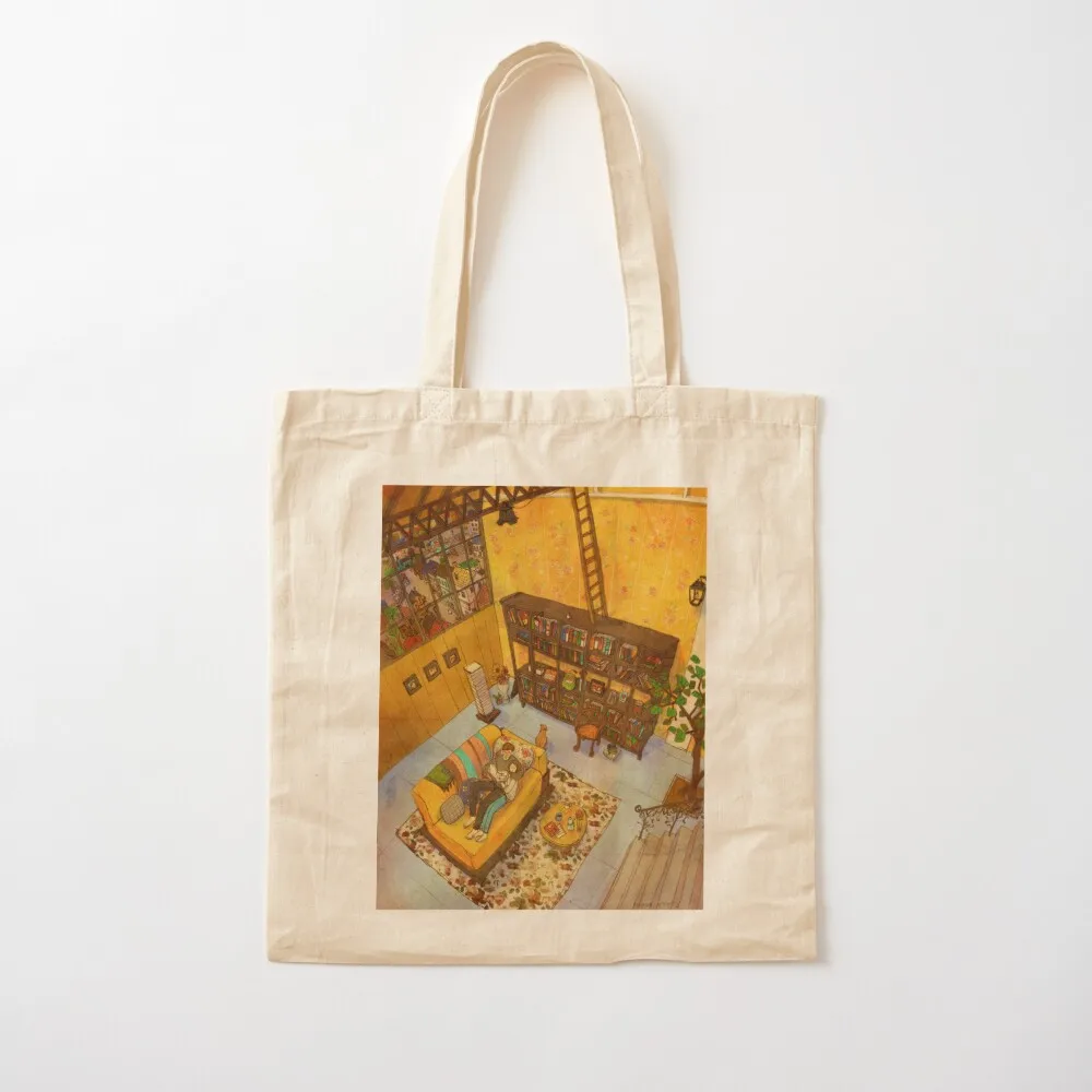 Puuung Illustration No.86 Tote Bag personalized tote bag Canvas bag custom fabric women Canvas Tote