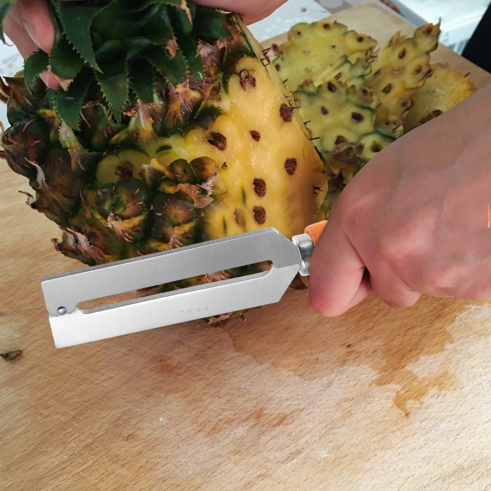 

Stainless Steel Peeler Kitchen Vegetable Fruit Carrot Potato Multi-Functional Ergonomic Wooden Handle Home Peelers Nonslip