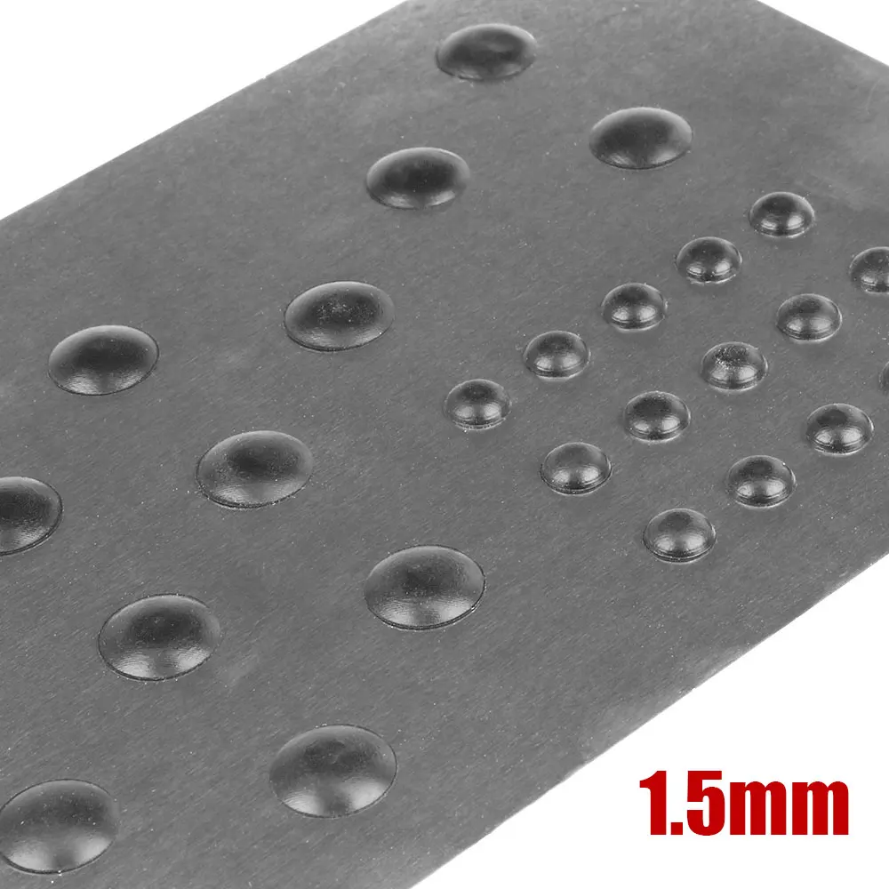 

Black Silver Universal Car Mat Aluminum Alloy Anti-skid Pedal Footbridge for Car Mat Pedals Mat Foot with Screws Car Accessories