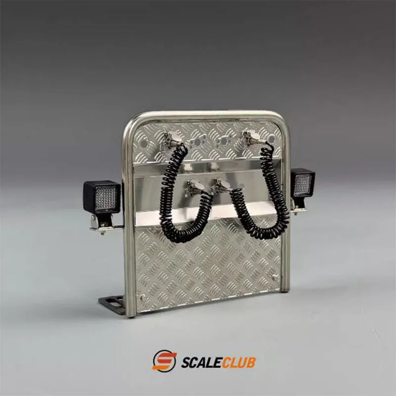 SCALECLUB 1/14 Truck Metal Pipe Holder Type3 Euro Truck Style for 1/14 Tamiya SCANIA LESU Car Accessories