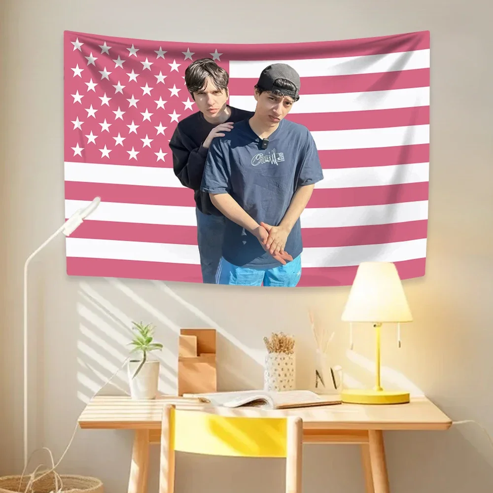 

Martin And Hamzahs Tapestry American Flag Home Decor Aesthetics Wall Hanging Bedroom Dorm Background Cloth Fans Gift