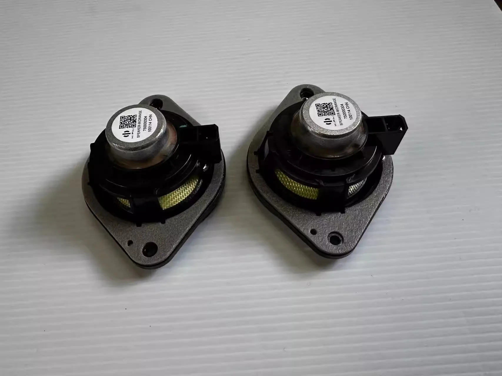 GHXAMP 고급형 3인치 자동차 오디오 미드레인지 스피커 유리 섬유 콘 및 네오디뮴 자석, 4옴 15W (107x75mm) 2개