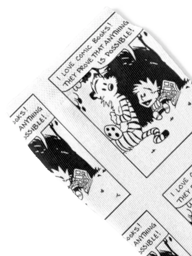 كالفين وهوبز كارتون كوميك 9 جوارب الهيب هوب أنيمي الرجال الرجعية الرجال الجوارب النسائية