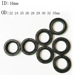 4 5PCS 16X22X4 16X24X5 16X26X6 16X28X7 16X29X7 16X30X8 16X35X10MM NBR Shaft Skeleton Oil Seal TC Nitrile Rubber Ring Gasket