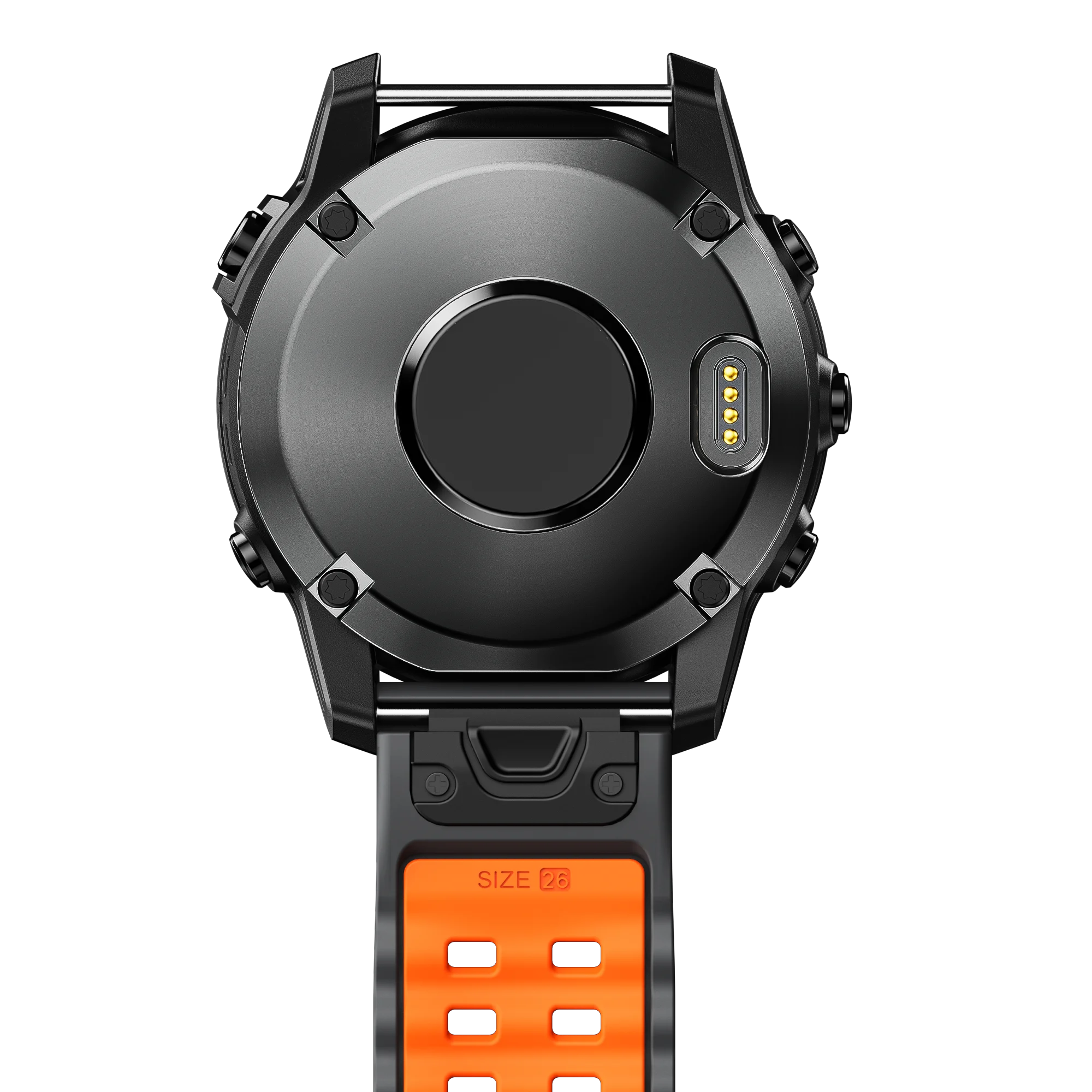 Marine Zweifarbiges Schnellverschluss-Silikon-Uhrenarmband mit 316SS-Schnalle für Garmin Fenix 5-8, Tactix, Epix Pro, Instinct – Detail 7