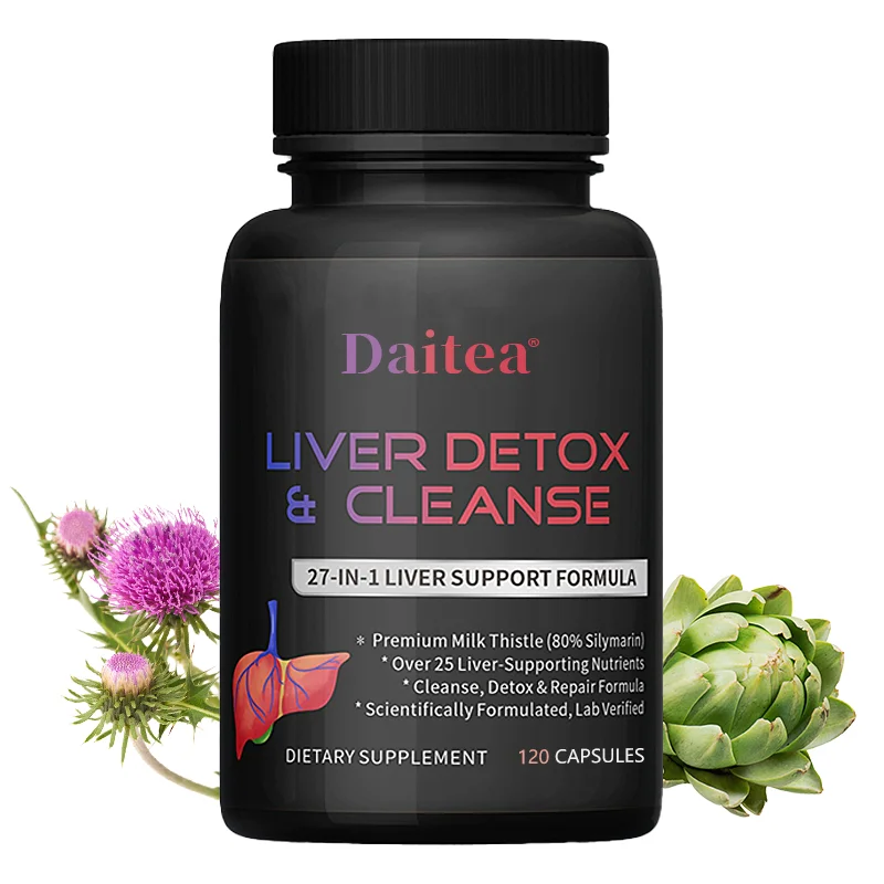 27-IN-1 Liver Supplement - with Milk Thistle Extract, Liver Health Formula, Supports Detoxification and Cleansing