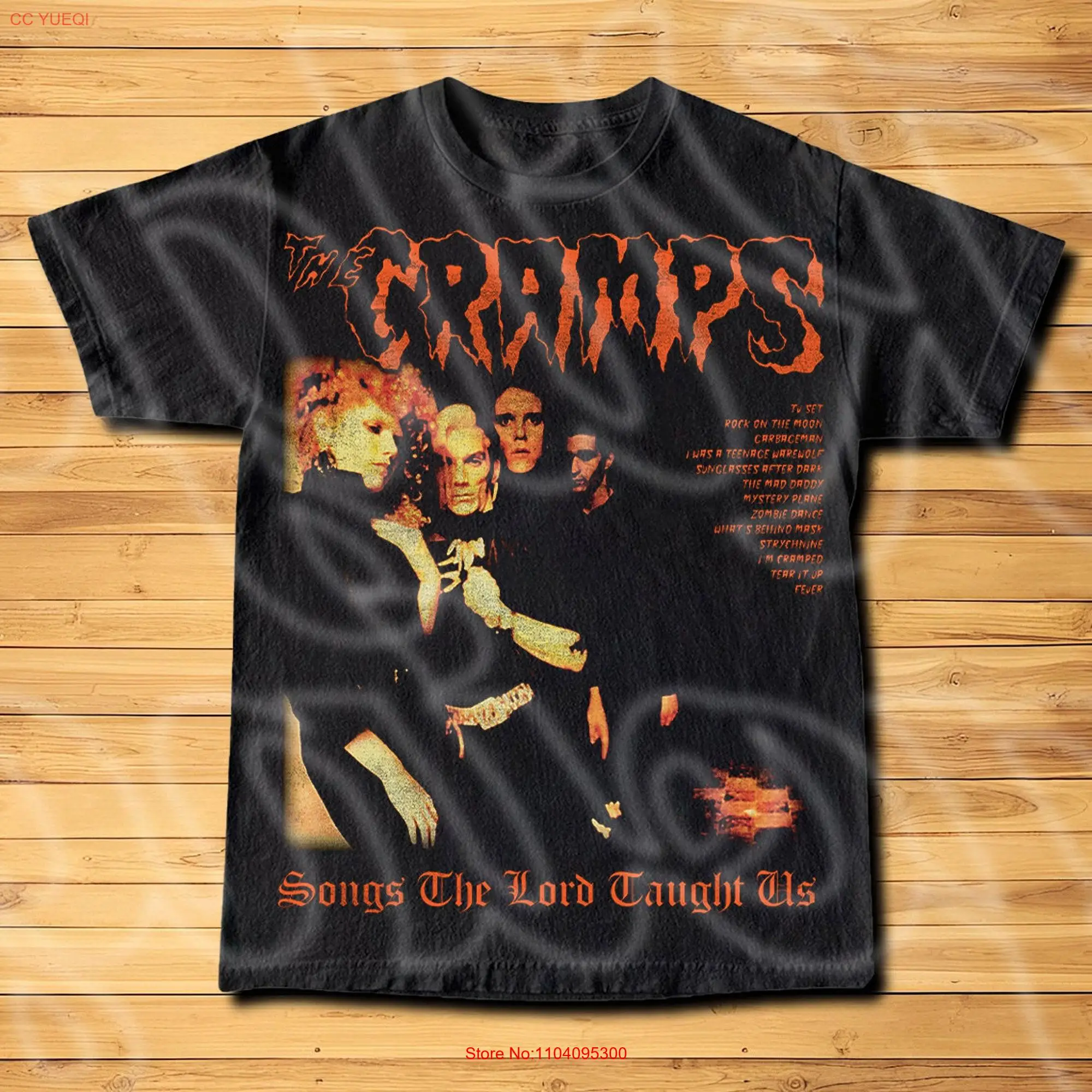 The Cramps T Shirt Album Band For Woman and Man long or short sleeves