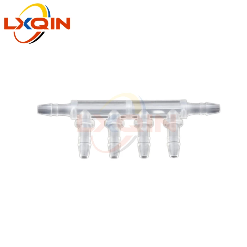 LXQIN Printer White Ink Circulation connector 4 6 8 Ways Hose Ink pipe Connector DTF inkjet printer ink Joints