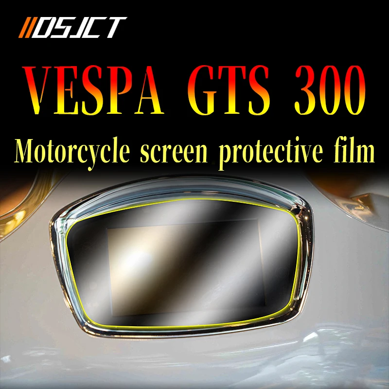 

For VESPA GTS300 gts 300 HPE Super Tech 2020-2022 Motorcycle Accessories Parts TPU Instrument Dashboard Screen Protector Cover