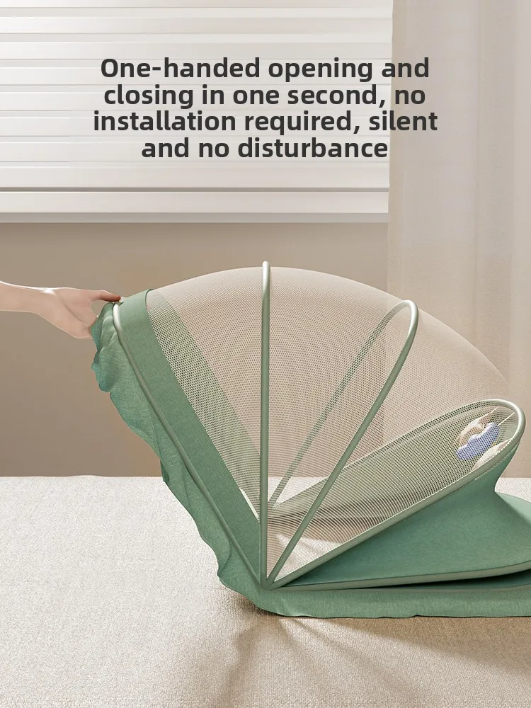 

Baby mosquito net cover, baby special bed full cover type, yurt blackout mosquito net folding free installation