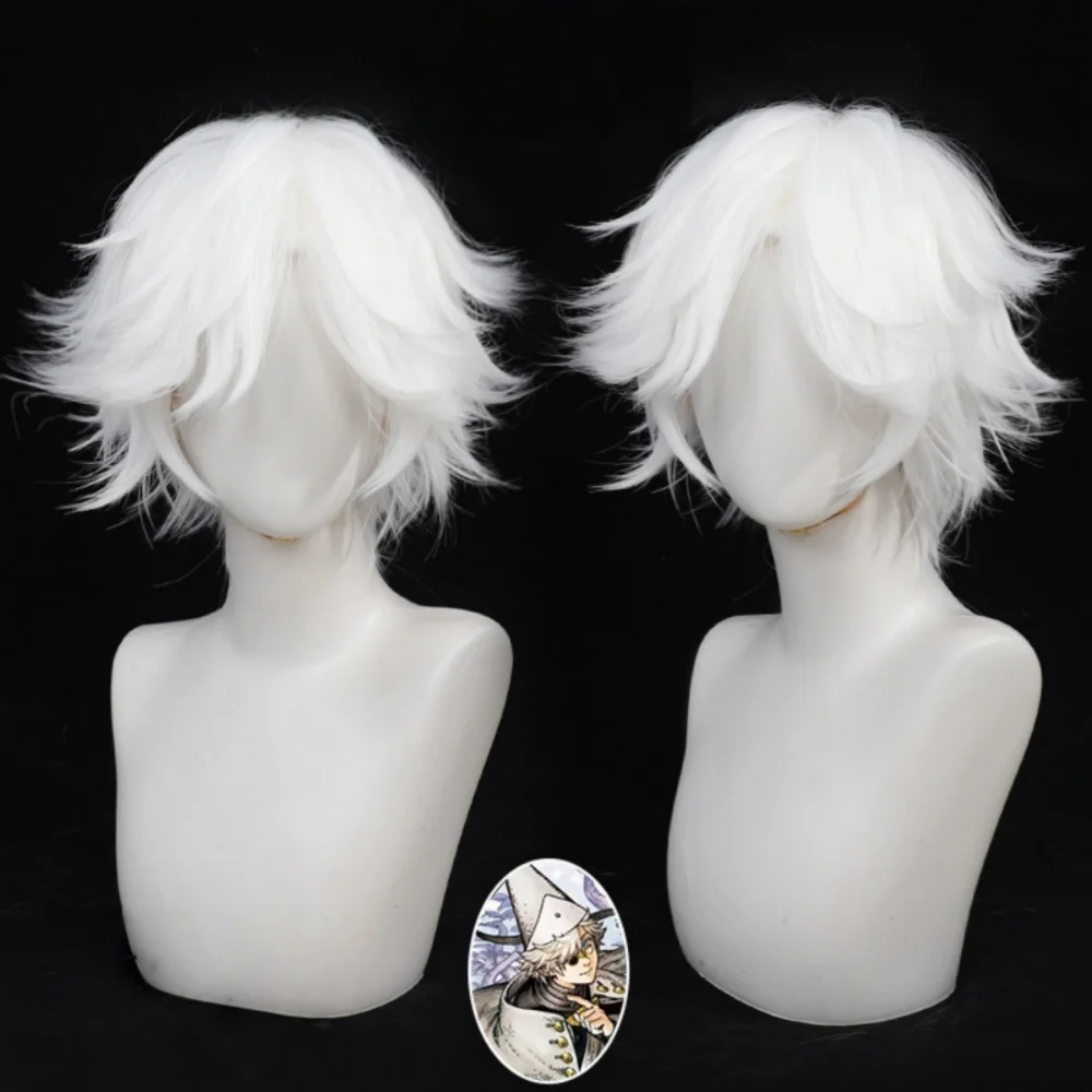 Anime Witch Hat Atelier Qifrey Cosplay Wig Atelier of Witch Hat Qifrey Wig Halloween Party
