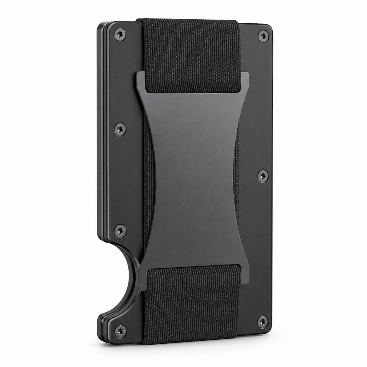 ANTI RFID Blocking Slim Card Holder Men Women Small Aluminum Wallet ID Credit Case Elasticity Back Pouch Unisex Travel Purse