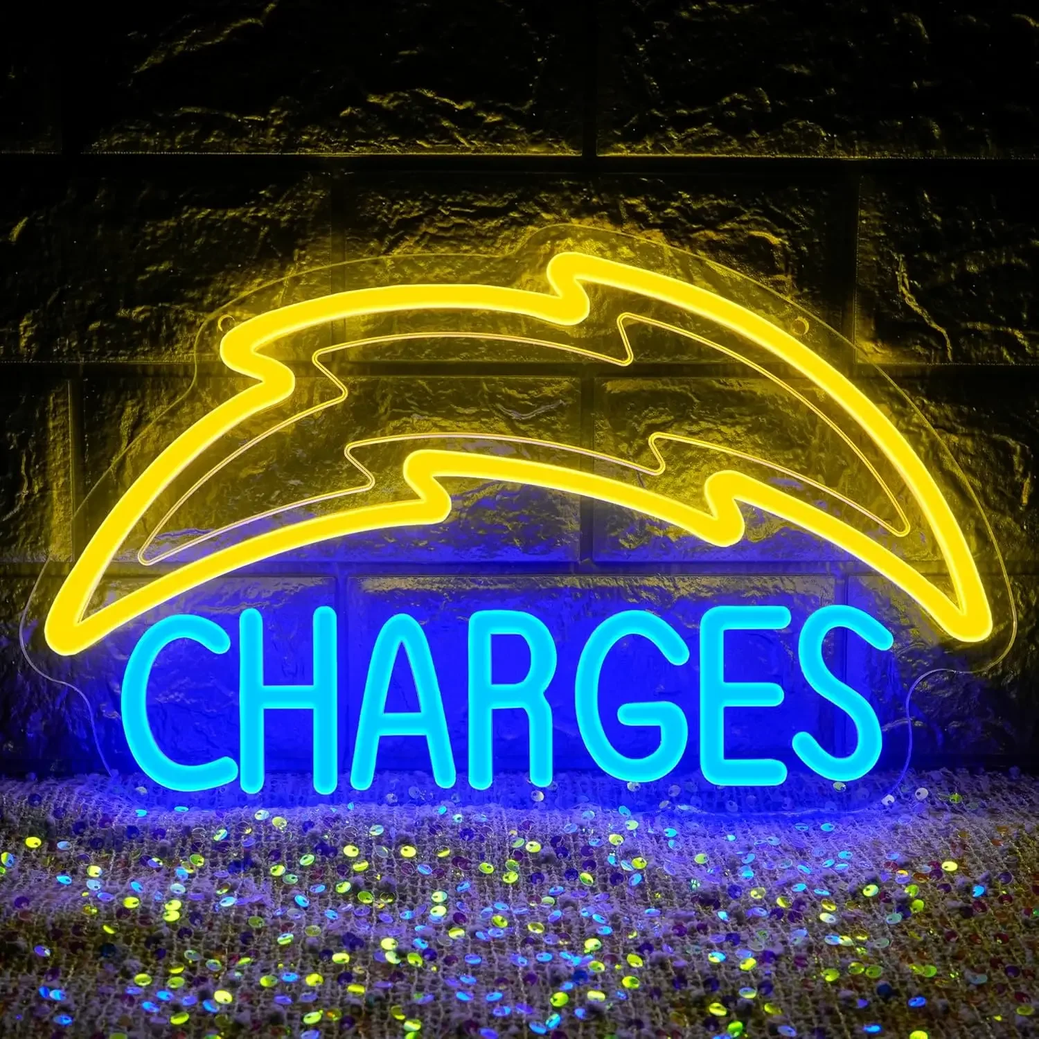 

Football Neon Sign LED Team Neon Light for Man Cave Garage Bedroom Bar Dorm Party Game Room Birthday Gifts for Kid
