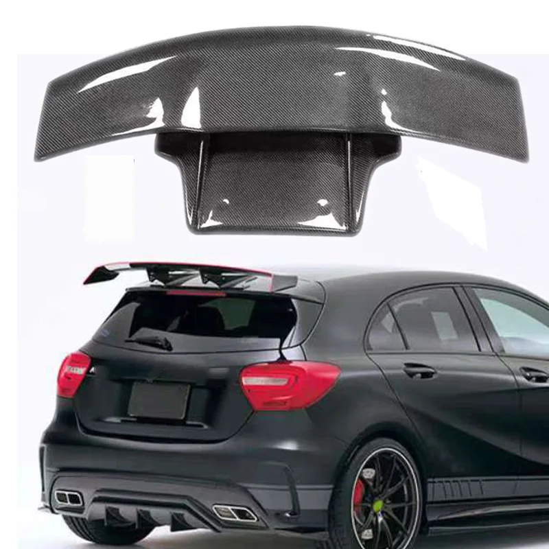 

For Mercedes Benz A-Class W176 A180 A200 A260 A45G high-quality carbon fiber rear roof rear wing luggage compartment spoiler