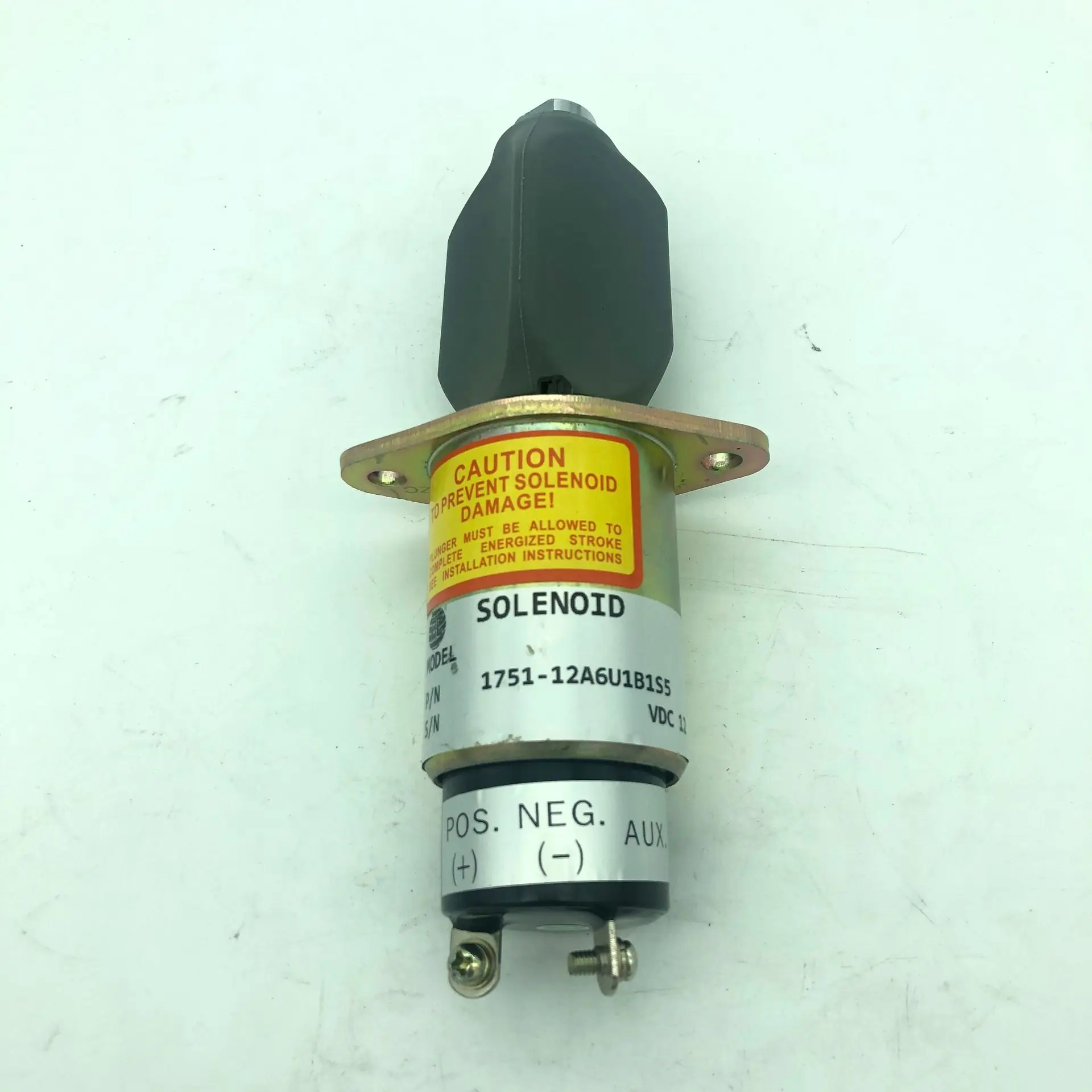 New Fuel Shut Off Solenoid SA-4259-12 1751-12A6U1B1S5 12V for Kubota 3A (2 terminal )