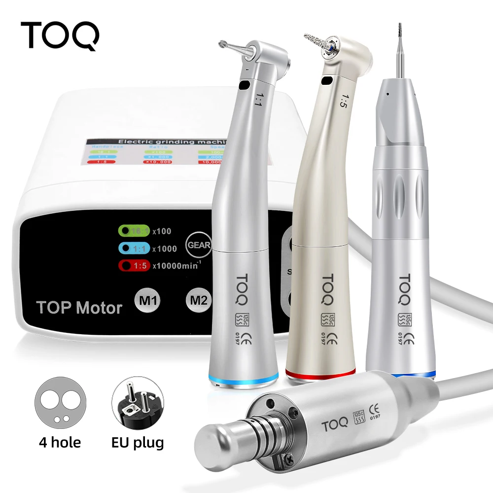 Dental Brushless Led Micro Motor Electric Machine Set Internal Water Spray E-type Contra Angle Handpiece Clinical Equipment