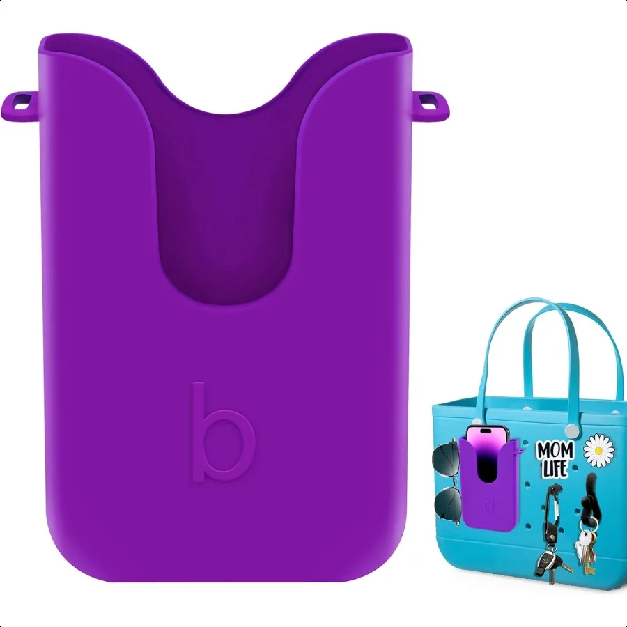 

Silicone Phone Holder Compatible with Bogg Bag Phone Case Holder Charms Accory for All Bogg Bags and Beach Bag Phone Holder Att
