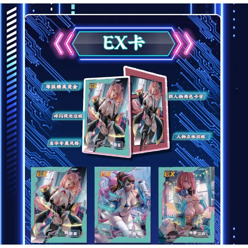 Goddess Story Card Collection ACG Goddess Alliance Rare Booster Box, juego de pasatiempos para niños, juguetes de mesa para regalo de cumpleaños