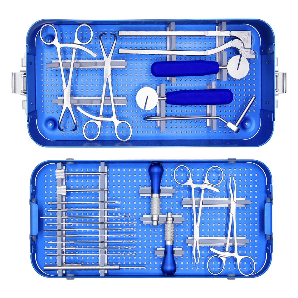 Meditech Factory Price Locking Plate Instrument Kit Rib Reconstruction Locking Plate Instrument Set